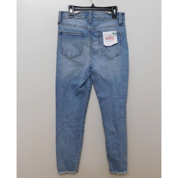 JR490 Celebrity Pink Juniors' High Rise Ripped Cartograph Skinny Jeans Size 7 - Picture 2 of 2